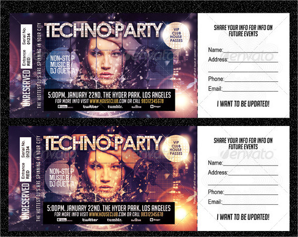 Fashion & Event Multipurpose Tickets Design