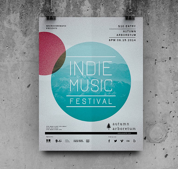 Festival Concert Flyer Template