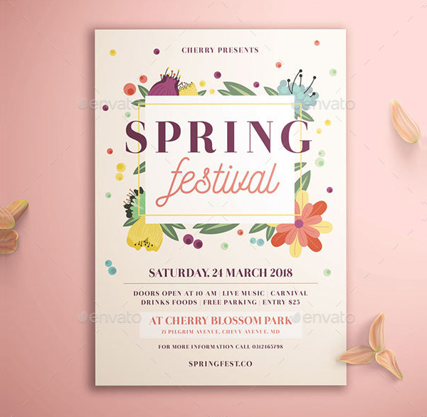 Festival Vector Flyer Template