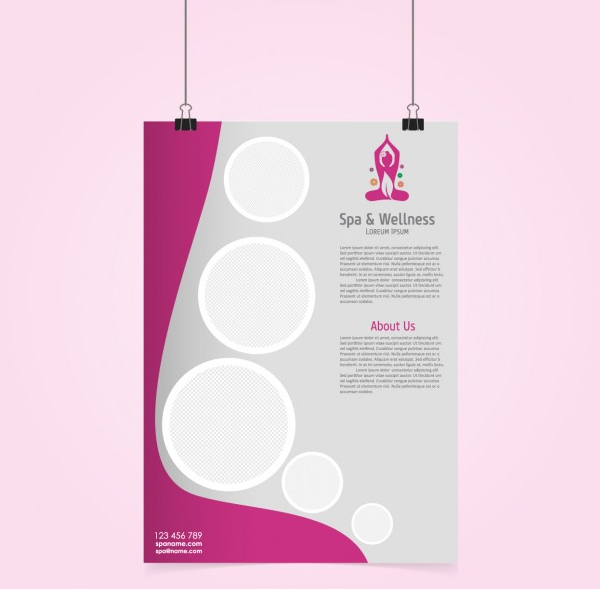 Free Salon Poster Template