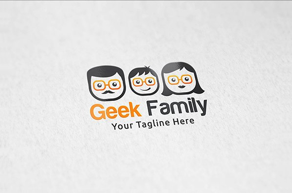 Geek Family Logos Template