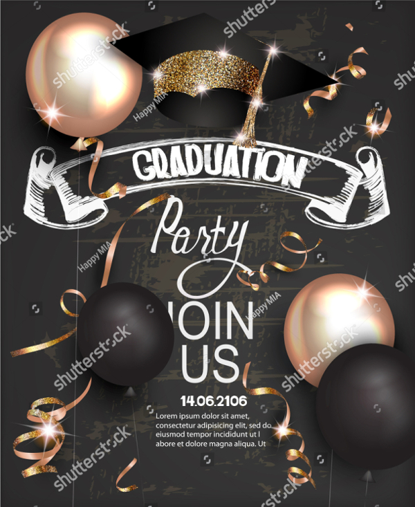 Graduation Advertisement Invitation Template