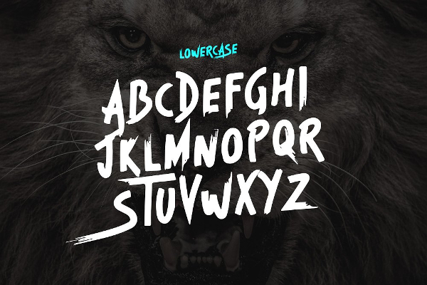 Horror Brush Font