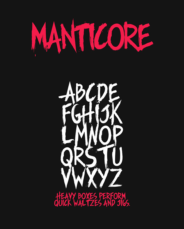 Horror Marker Font