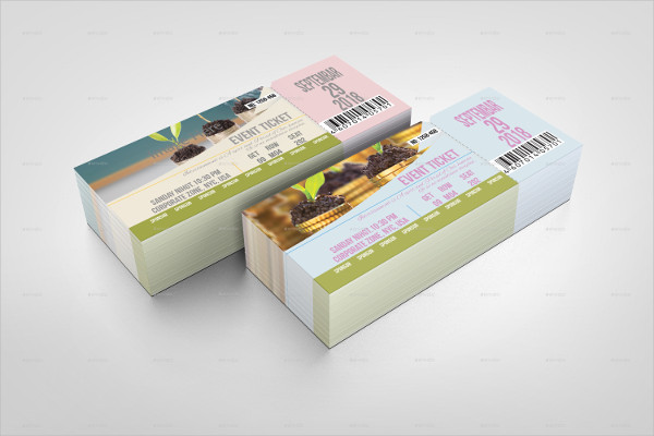 Modern Racing Ticket Designs Template