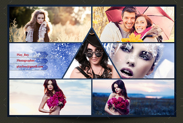 Perfect Collage Photo Frame Template