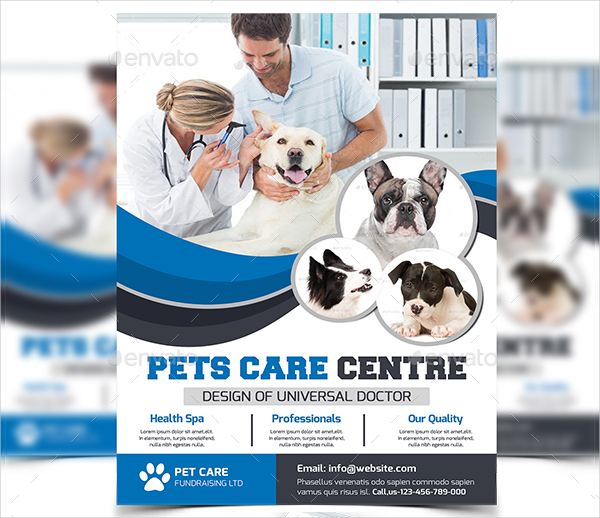 Attractive Pet Care Flyer Template