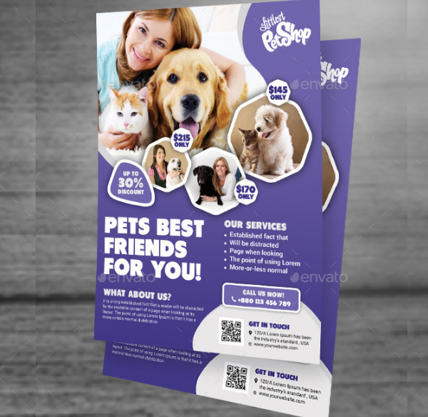 Pet Clinic Flyer Template