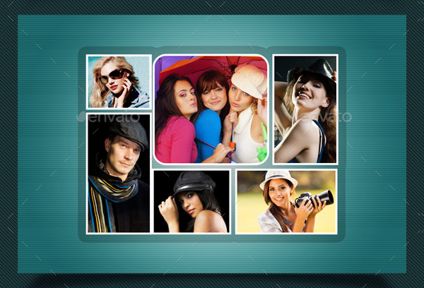 Photo Collage Display Templates