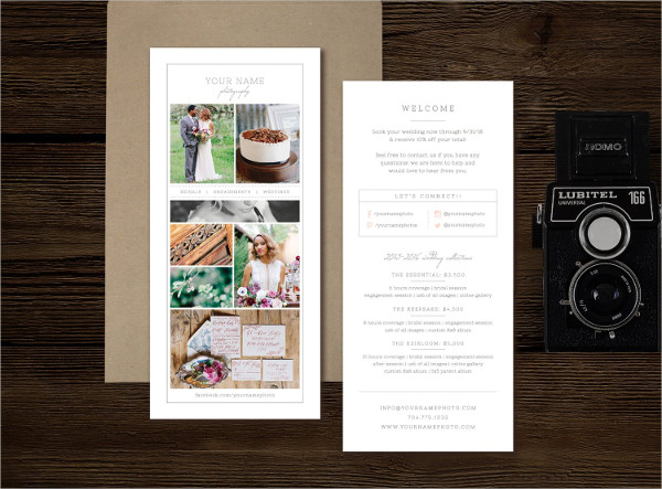 Photographer Rack Cards Design Template