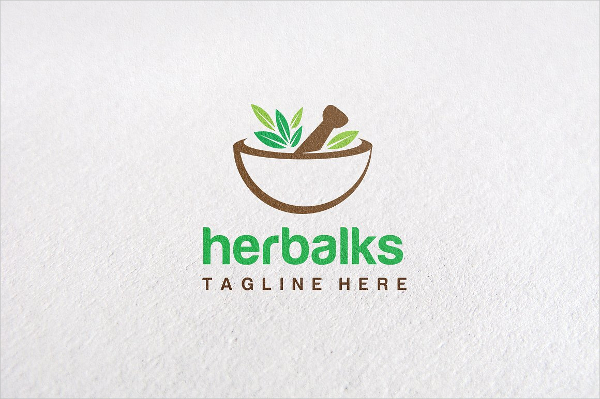 Premium Herbal Logo Template