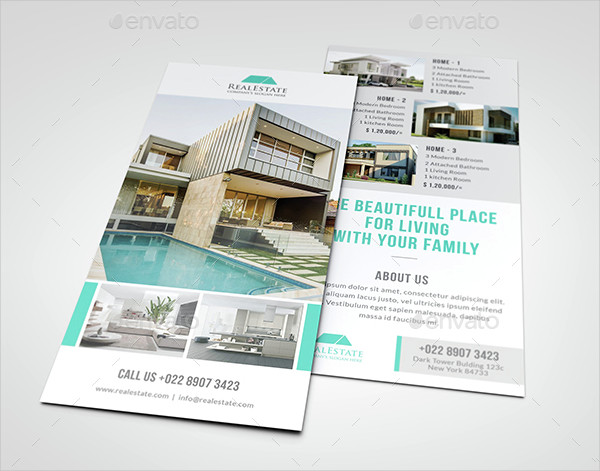 Real Estate Rack Cards Design Template