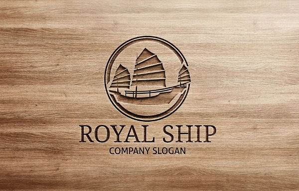 Royal Shop Vintage Logo Template