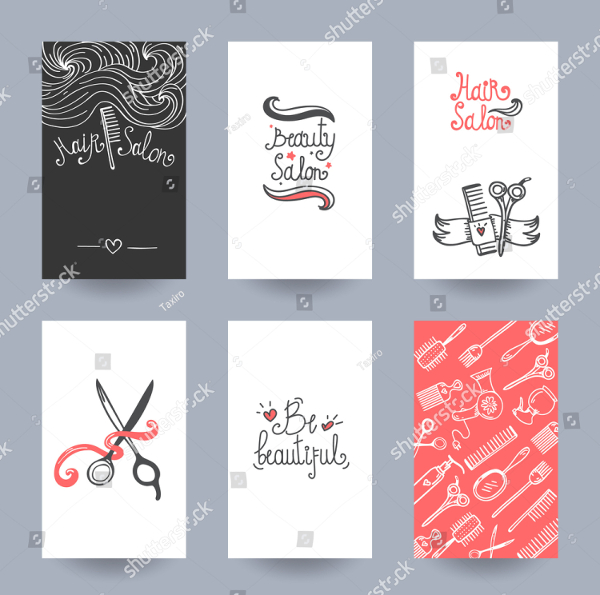 Set Of Beauty Salon Posters