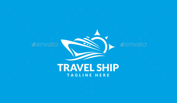 Ship Travel Logo Template