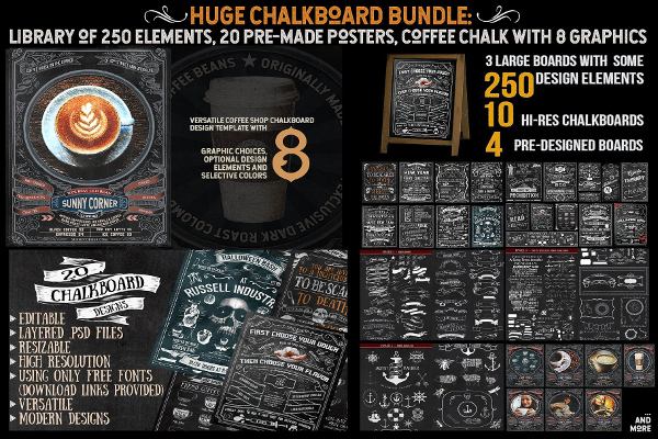 Ultimate Chalkboard Mega Bundle