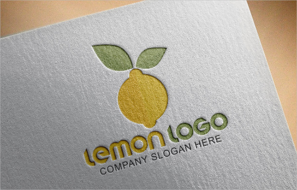 Unique Lemon Mobile Logo Template