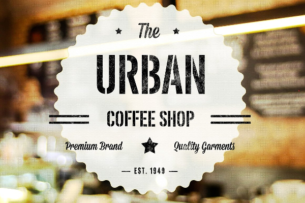 Urban Stencil Display Font