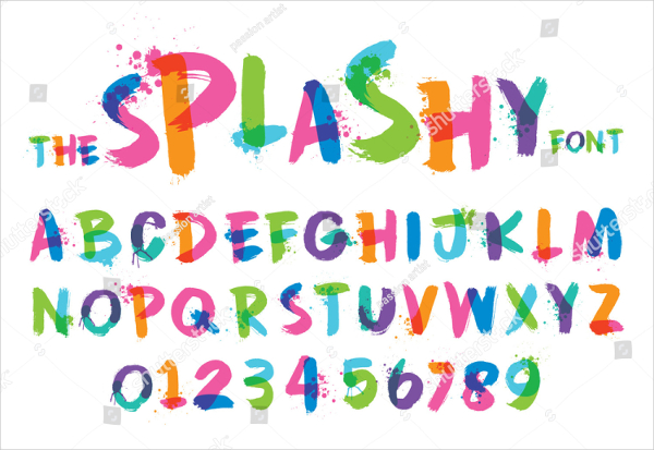 Urban Stylized Splashy Font