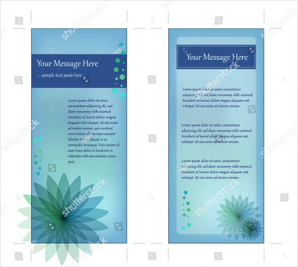 Vector Rack Cards Design Template