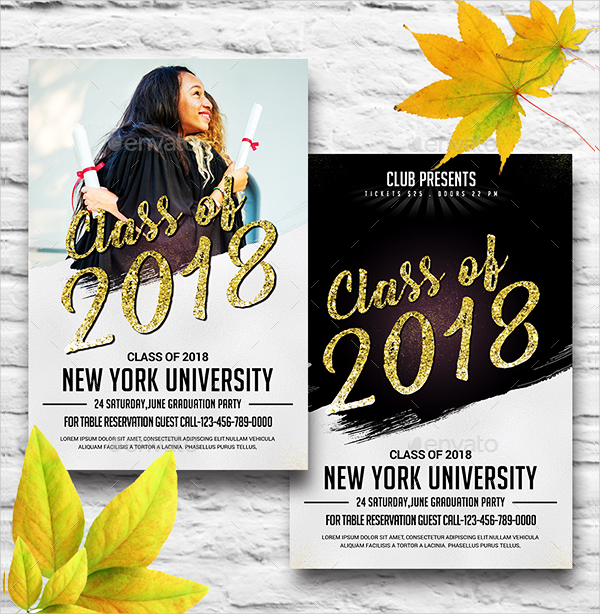 Creative Graduation Invitation Template