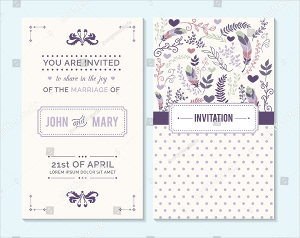 Anniversary Ceremony Invitation Card Templates