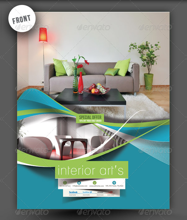 Architecture & Interior Designer Flyer Template