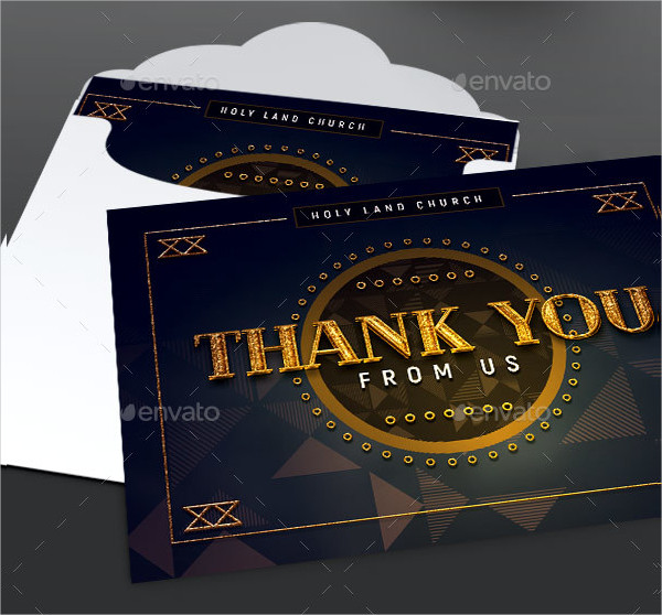 Art Deco Gala Thank You Card Templates