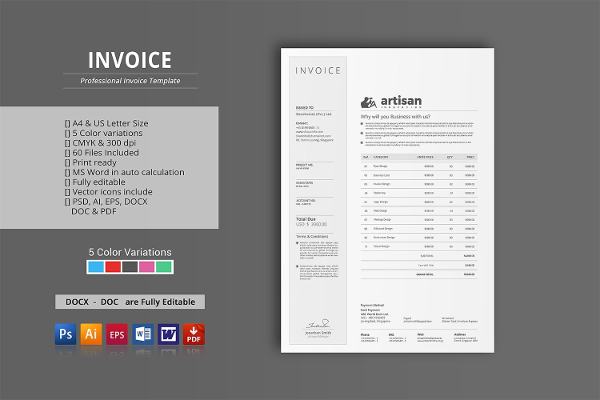 Beautiful Invoices Bundles
