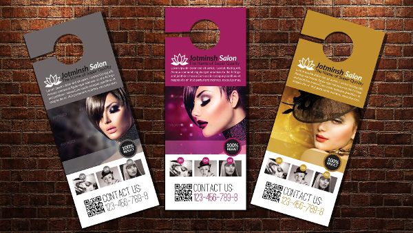 Beauty Salon Door Hangers