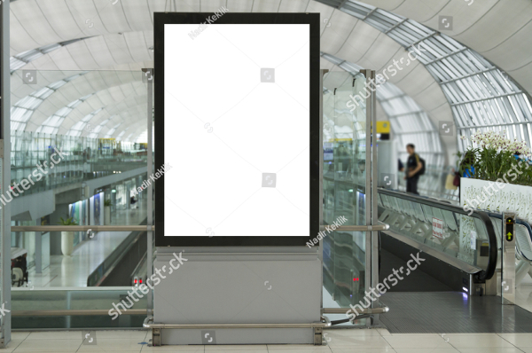 Blank Mockup Of Billboard
