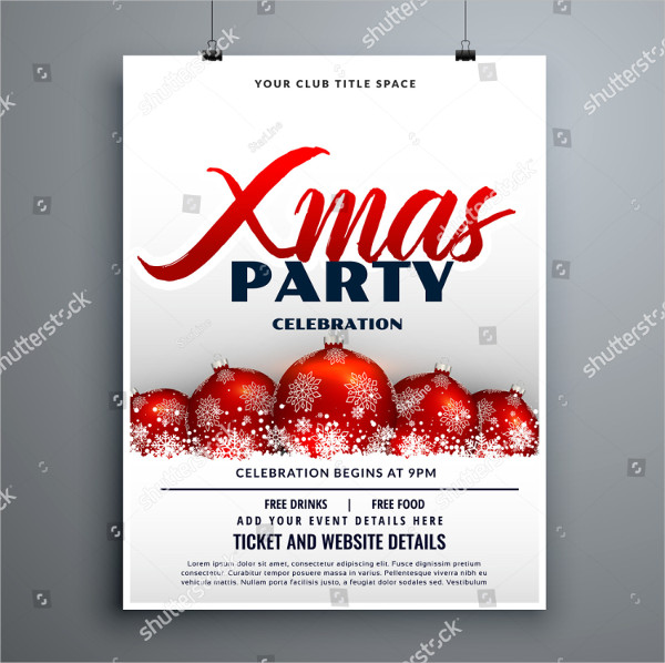Christmas Event Party Flyer Template
