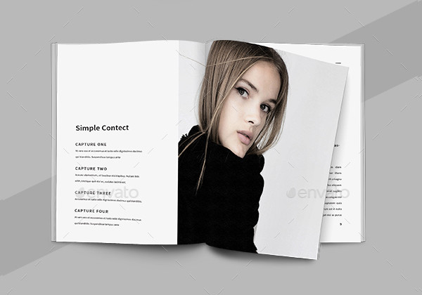 Clean Fashion Brochures Template
