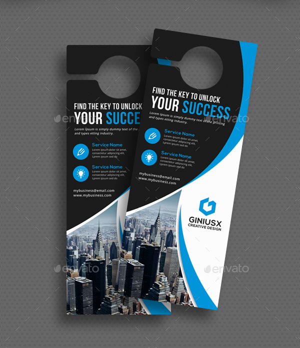 Corporate Door Hanger Template