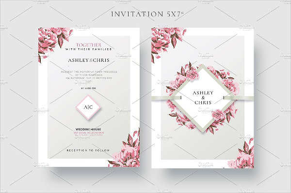 Creative Wedding Invitation Card Template