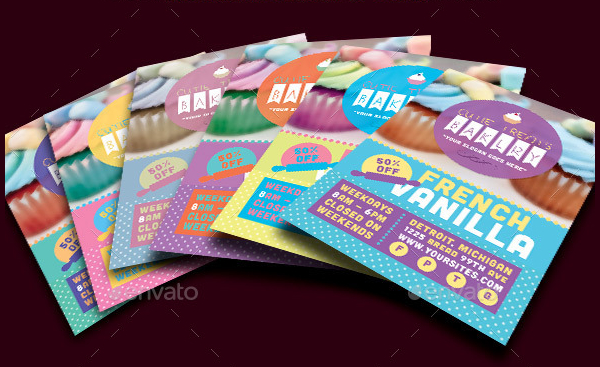 Cutie Treats Bakery Flyer Template