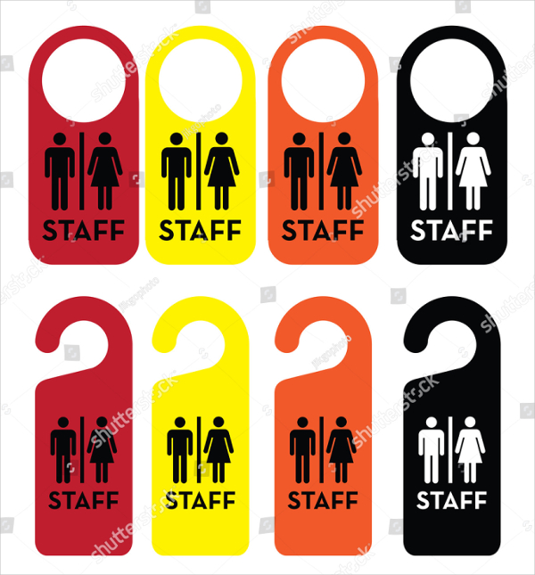Door Hangers For Restroom