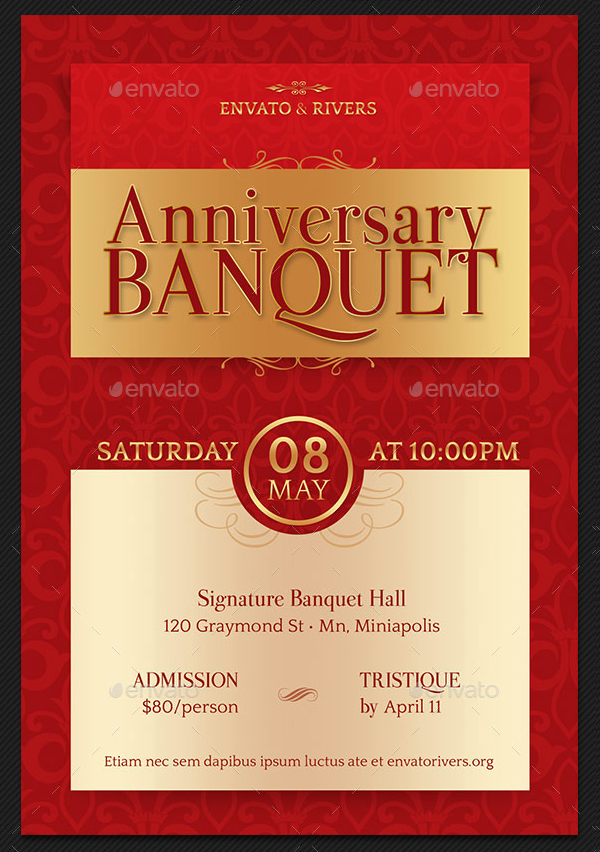 Elegant Banquet Hall Flyer Template