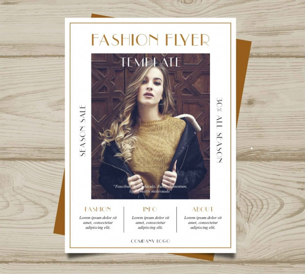 Free Vector Fashion Brochure Template