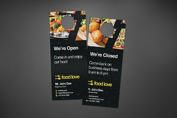 Food Love Door Hangers