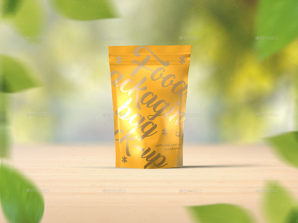 Food Packaging Bag Mock-Up