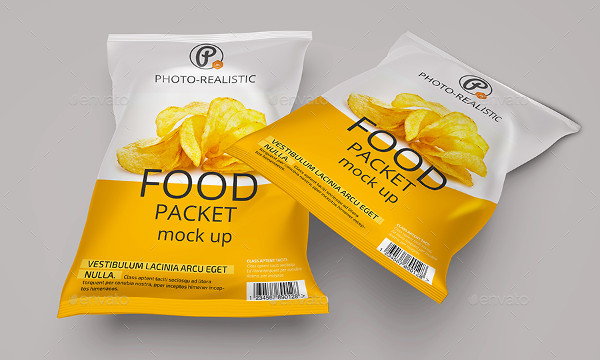 Food Packet Mockup