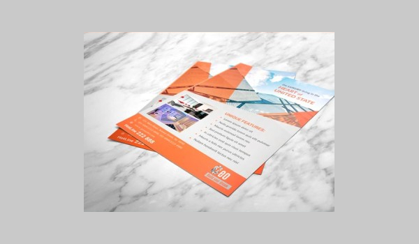 Free Architecture Flyer PSD Template