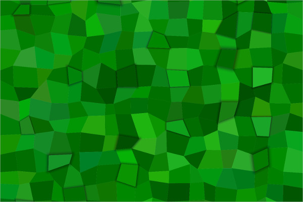 Green Rectangle With Mosaic Backgrounds