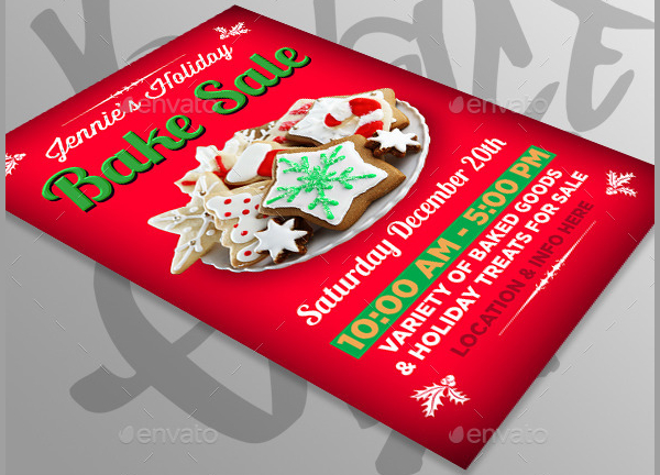 Holiday Bake Sale Design Flyer