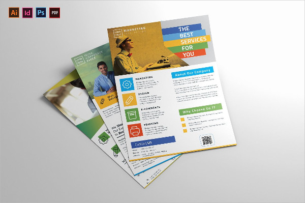 Minimalist Corporate Flyer Templates