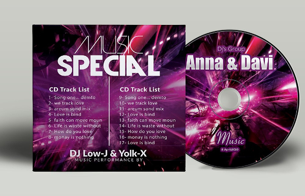Music CD Cover Templates