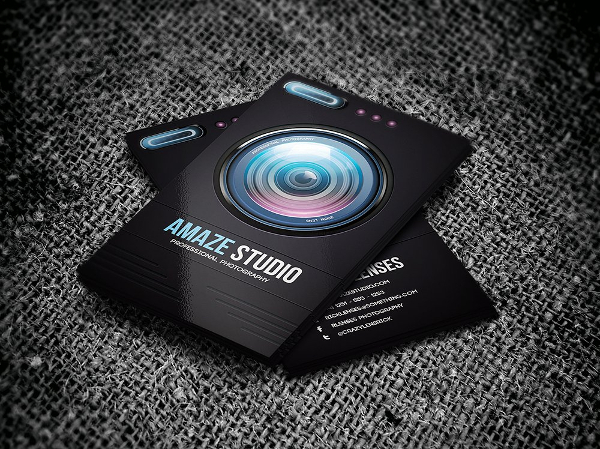Photographer Lens Business Card