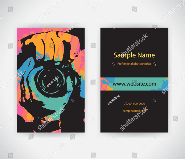 Photographer Services Business Cards