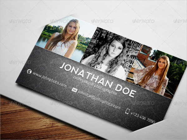 Attractive Photographer Business Card Template